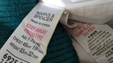 Chlapčenský set cestička a košeľa, marks & spencer,86