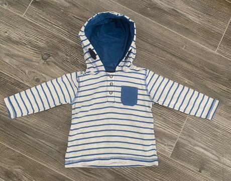 Detské tričko s kapucňou, topomini,80