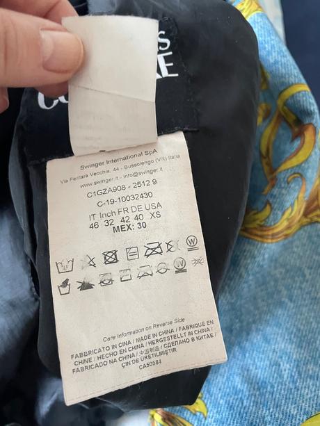 Versace jeans couture obojstranná bunda, versace,46
