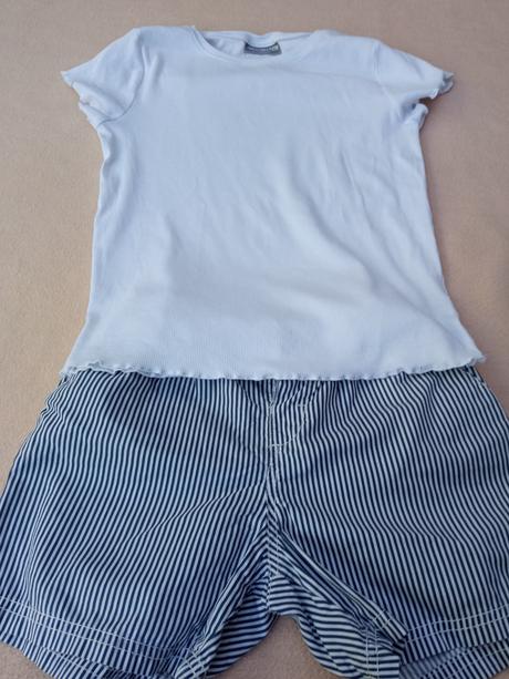 Pásikavé šortky, h&m,134