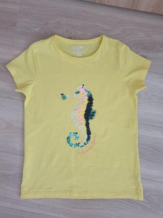 Tričko s flitrami, f&f,158