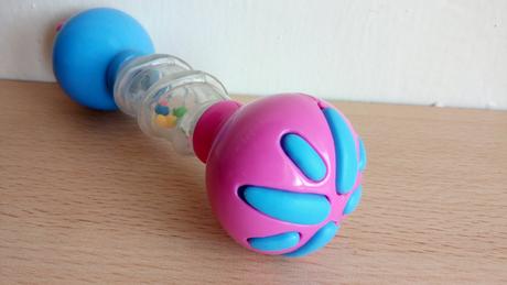 Masážna činka na zúbky + valček so zrkadlom, 