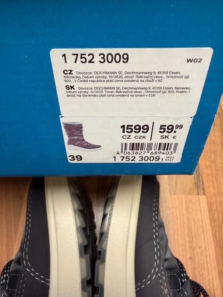 Snehule cortina, humanic,39