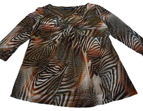 Bianca nygard , top vzorovaný veľ. l/xl, l