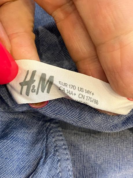 Dievčenský nohavicový overal h&m (170), h&m,170