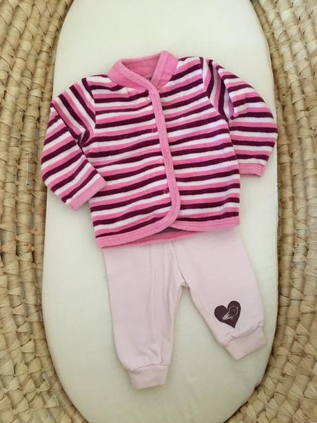 Dievčenský set mikiny a legínky, c&a,56