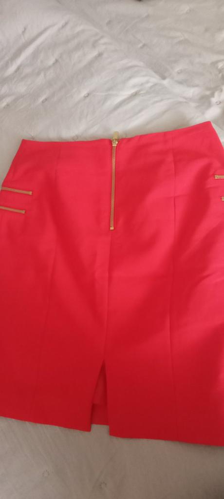Červená sukňa, h&m,40