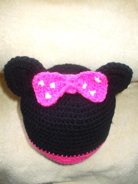 Prekrásna minnie čiapočka na 1-2 roky, 92