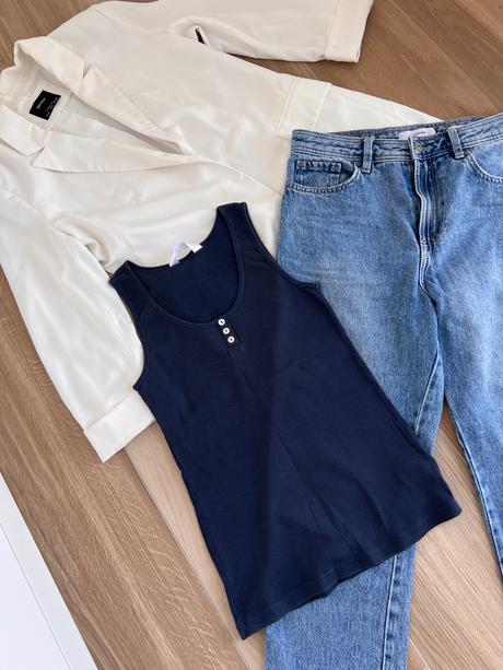 Modré tielko, f&f,m