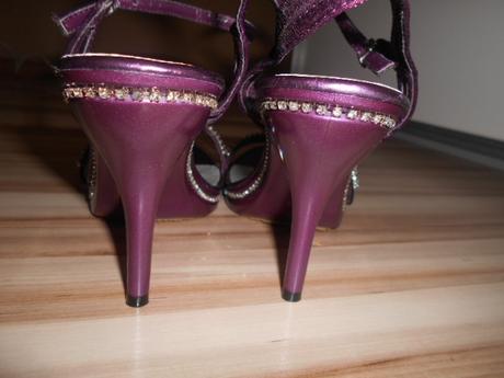 Fialové kamienkové sandálky zn. toplay, 39
