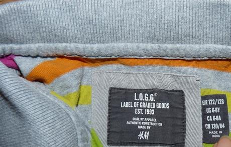 Pásikové s golierom, h&m,122