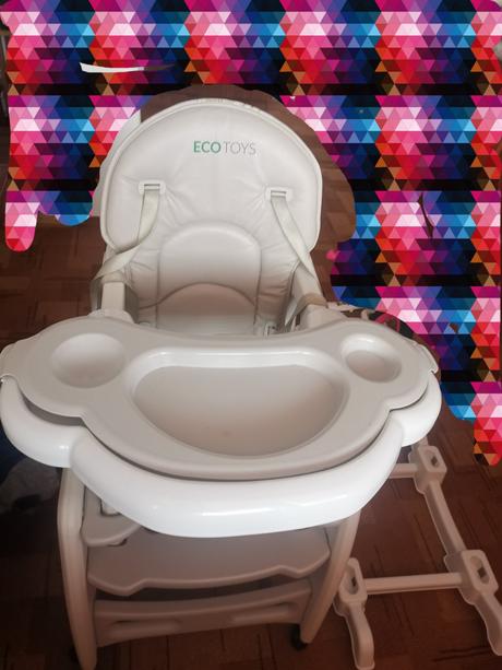 Detská jedálenská stolička, eco toys