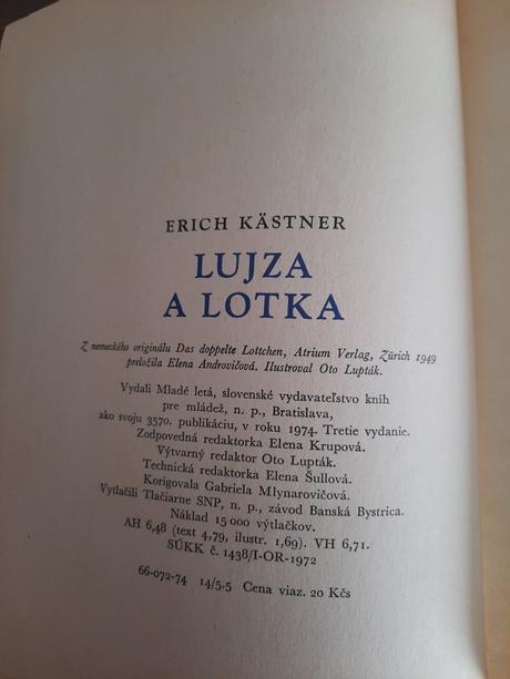2x lujza a lotka (e. kästner), 