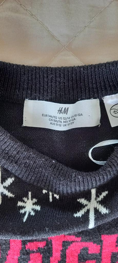 Vianočný sveter, h&m,146