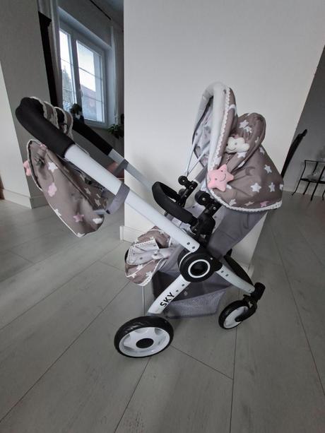 Kočík pre bábiku+postieľka, 