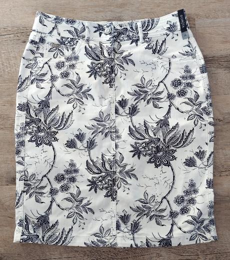 Čiernobiela sukňa bonita, 38