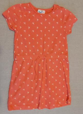 Šaty oranžové topomini 92, topomini,92
