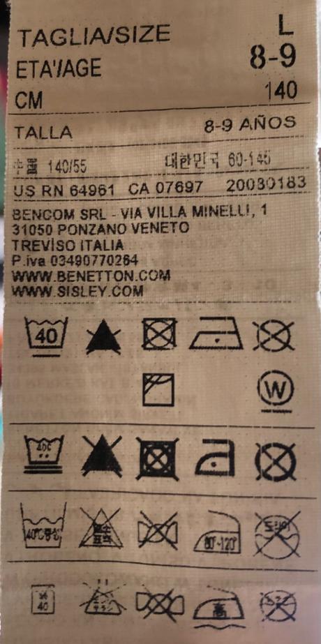 Detské tričko benetton d 50, š 31, r 6,5cm, benetton,l