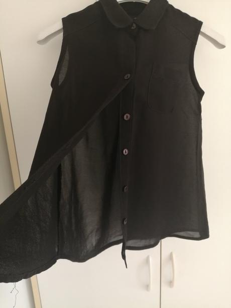 Blúzka čierna, jemná vel. 134, 134