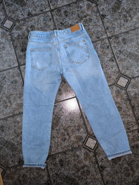 Dámske boyfriend rifle, bershka,m