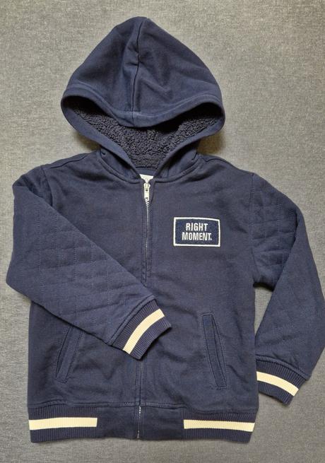 Zateplená mikina bombera top stav, zara,122