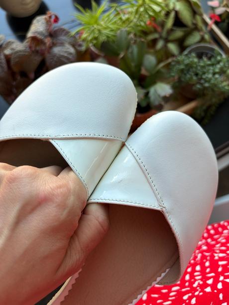 Shapen barefoot sandálky poppy white, veľkosť 40r, 37