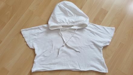 Hrubšie tričko s kapucňou, m