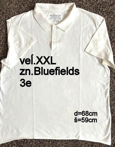 Pánska polokošeĺa veĺ.xxl, zn. bluefields, xxl