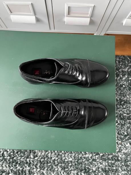 Čierne kožené topánky högl vel.38, 38