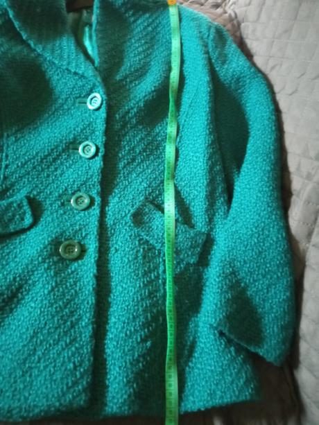 Tyrkysový kabátik, l