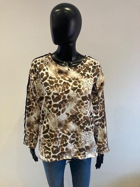 Dámska vzorovaná mikina (uni), l / m / s / xl