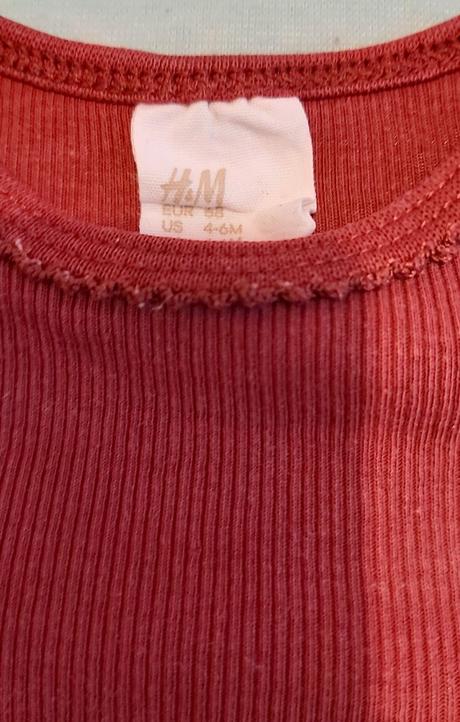 Body bordové h&m 68, h&m,68