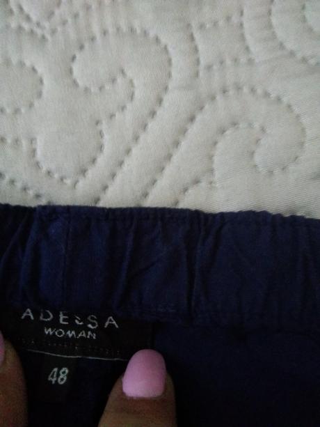 Tmavomodrá dlhá sukňa - 48, 48