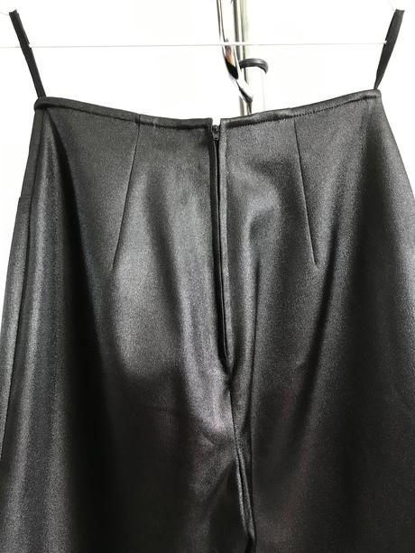 Elegantné čierne nohavice, s