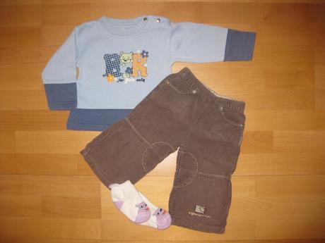 Mikina 86 a menčestrové nohavice, coccodrillo,80