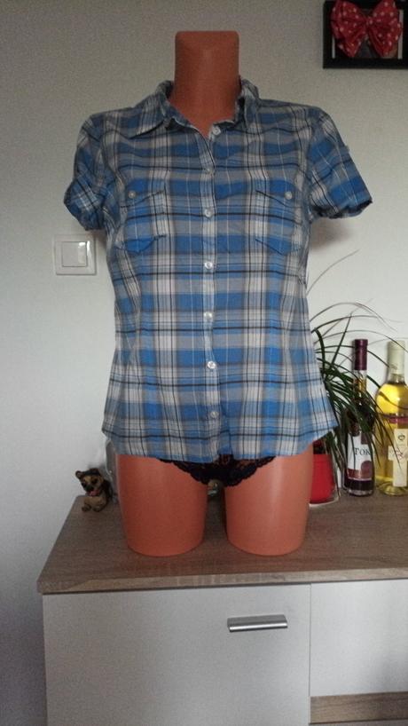 Karovaná košeľa v.40-m/l, h&m,40