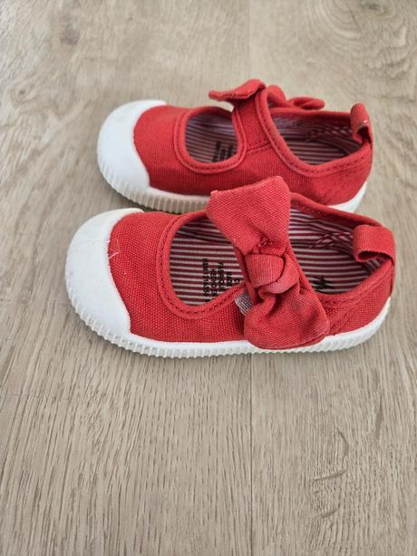 Tenisky - balerinky bavlnené, h&m,20