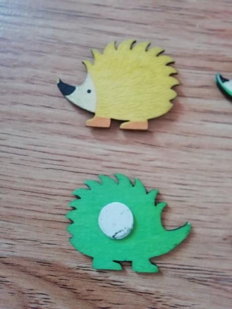 Drevený ježkovia na tvorenie-24 ks, 