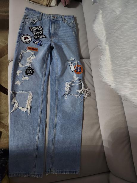 Dámske rifle 34, bershka,34