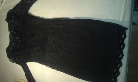 Čierne čipkované šaty, m