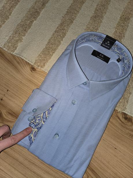 Košeľa pánska xl- modrá, c&a,xl