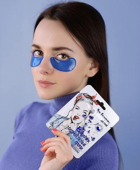 Náplasti pod oči - chrpa 2ks,