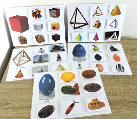 Geometrické telesá priraďovanie  pdf formát, 