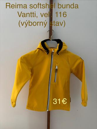 Bunda softshelová reima vantti, vel. 116, reima,116