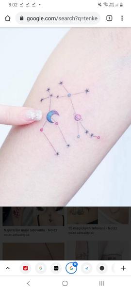 Jemné tetovanie - tenké línie