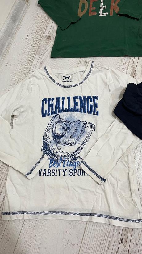 Tričko s dlhým rukavom 4ks 122, 122