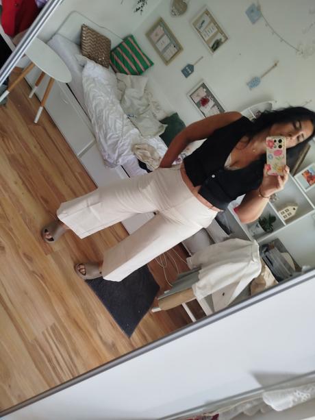 Elegantné nohavice 7/8, h&m,44
