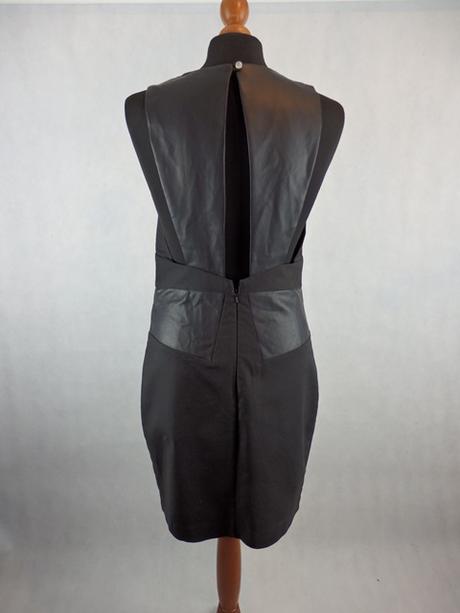 Čierne štýlové šaty, vero moda,38