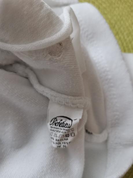 Tričko pre bábätko, richelieu,56