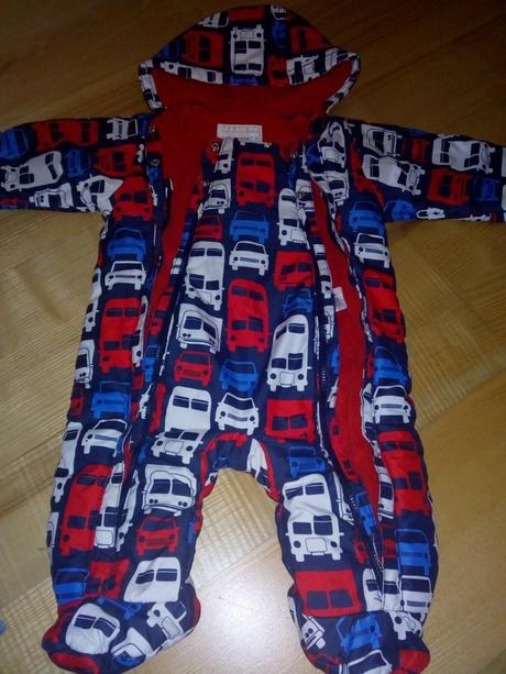 Zimný overal vel. 3-6m, marks & spencer,74